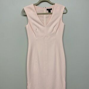White House Black Market Blush Midi Dress